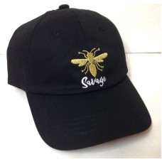 New Mujers SAVAGE DRAGONFLY HAT Black Shiny Gold Unstructured Low Profile Ladies  eb-11363196